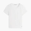 Slim Fit Pointelle Crewneck T-Shirt Slim Fit Pointelle Crewneck T-Shirt