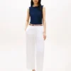 Slim Fit Rib-Knit Boatneck Tank Top Slim Fit Rib-Knit Boatneck Tank Top