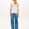 Slim Fit Rib-Knit Boatneck Tank Top Slim Fit Rib-Knit Boatneck Tank Top