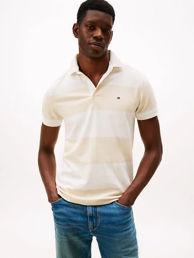 Slim Fit Rugby Stripe Polo Slim Fit Rugby Stripe Polo
