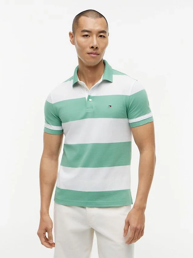 Slim Fit Rugby Stripe Polo Slim Fit Rugby Stripe Polo