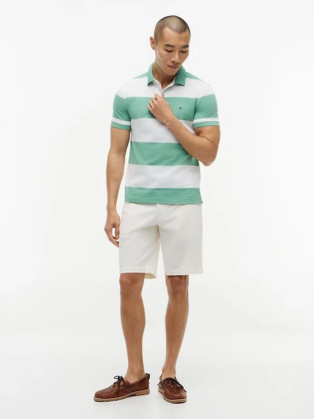 Slim Fit Rugby Stripe Polo Slim Fit Rugby Stripe Polo