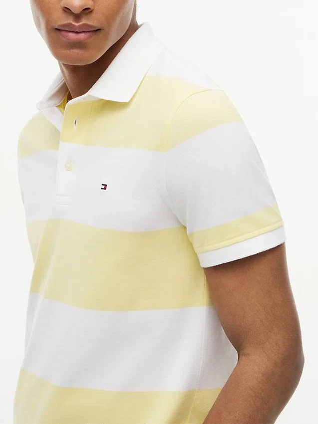 Slim Fit Rugby Stripe Polo Slim Fit Rugby Stripe Polo