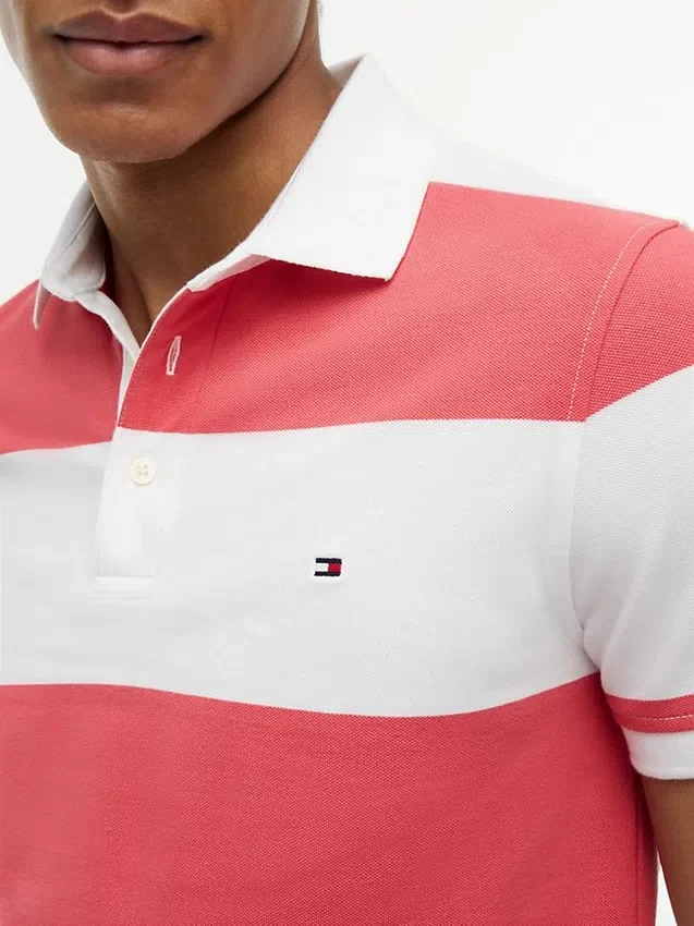 Slim Fit Rugby Stripe Polo Slim Fit Rugby Stripe Polo