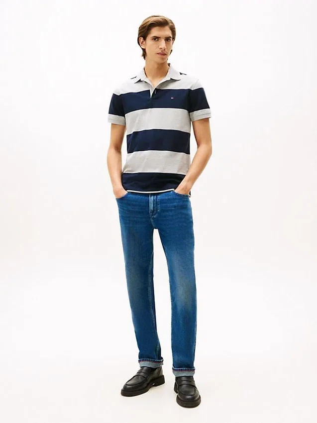 Slim Fit Rugby Stripe Polo Slim Fit Rugby Stripe Polo