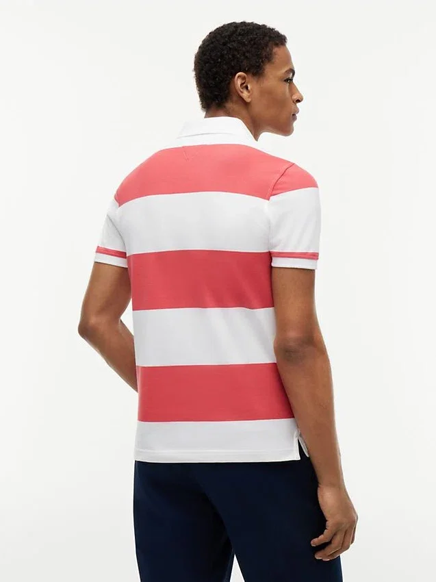 Slim Fit Rugby Stripe Polo Slim Fit Rugby Stripe Polo