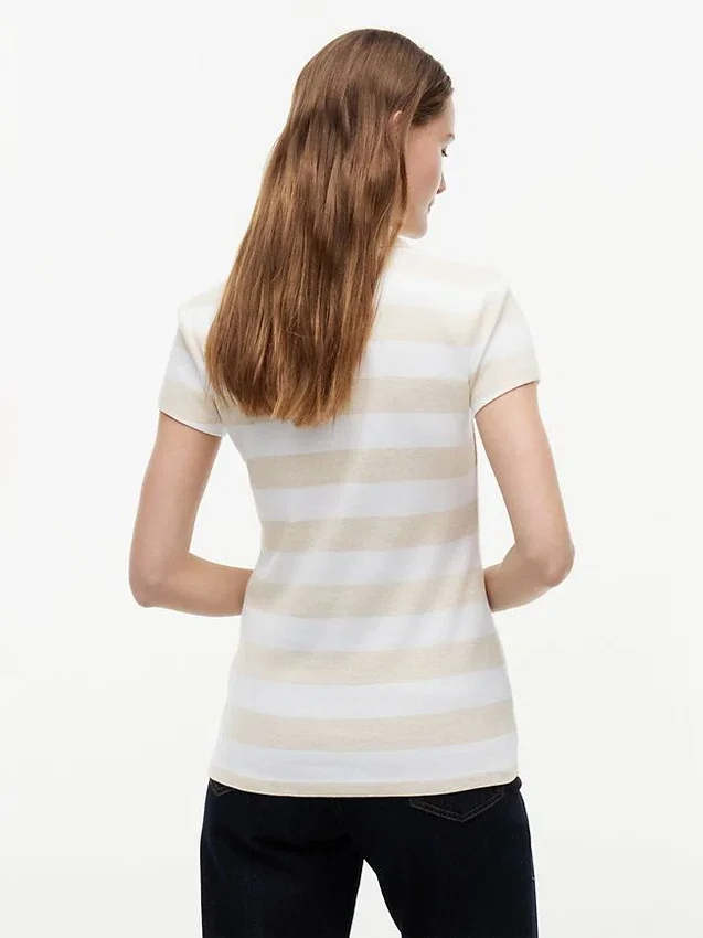 Slim Fit Rugby Stripe Zip Polo Slim Fit Rugby Stripe Zip Polo