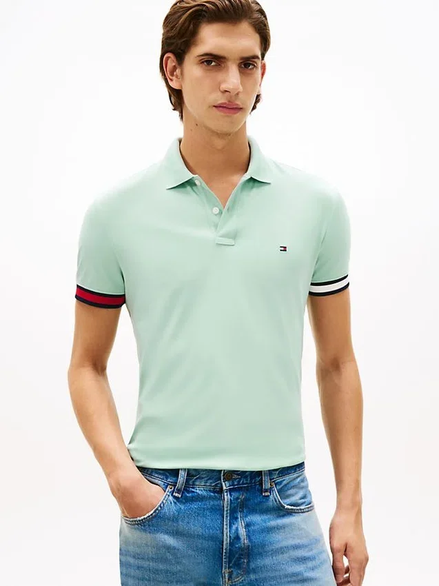 Slim Fit Smooth Cotton Interlock Polo Slim Fit Smooth Cotton Interlock Polo