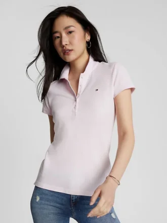 Slim Fit Stretch Cotton Polo