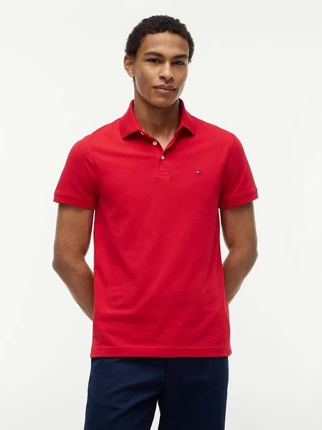 Slim Fit Stretch Pique Polo Slim Fit Stretch Pique Polo