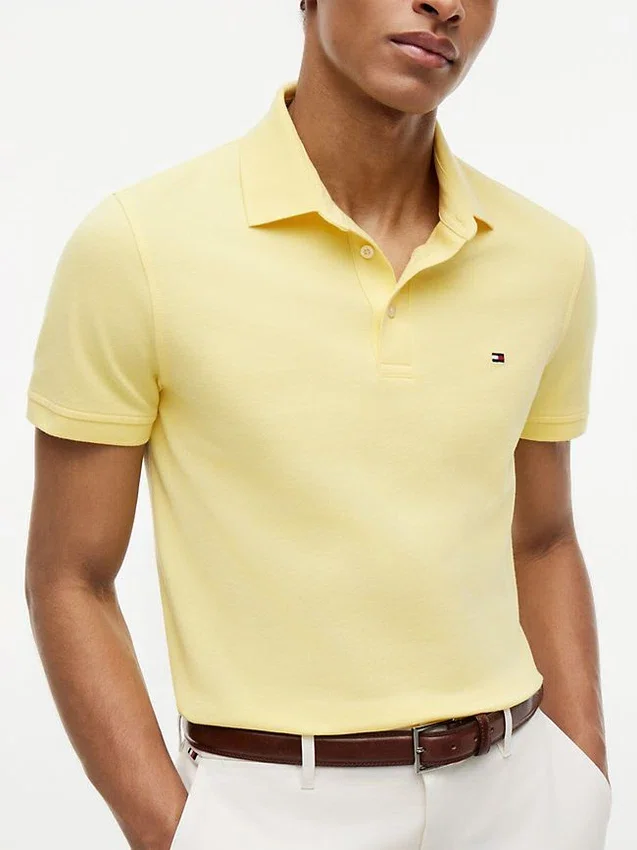 Slim Fit Stretch Pique Polo Slim Fit Stretch Pique Polo