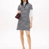 Slim Fit Stripe Polo Dress