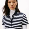 Slim Fit Stripe Polo Dress