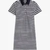 Slim Fit Stripe Polo Dress
