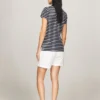 Slim Fit Stripe Stretch Cotton Polo
