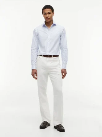 Slim Fit THFlex Striped Dress Shirt