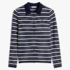 Slim Fit Wool-Silk Blend Polo Cardigan Slim Fit Wool-Silk Blend Polo Cardigan