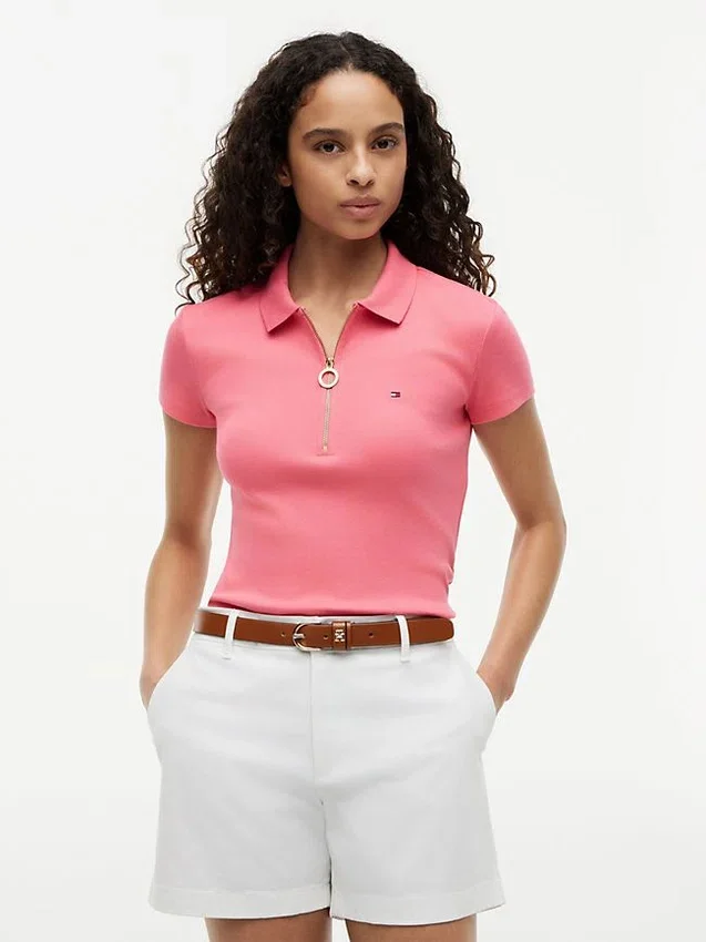 Slim Fit Zip Polo Slim Fit Zip Polo