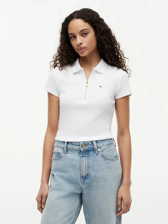 Slim Fit Zip Polo Slim Fit Zip Polo
