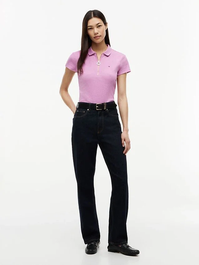 Slim Fit Zip Polo Slim Fit Zip Polo