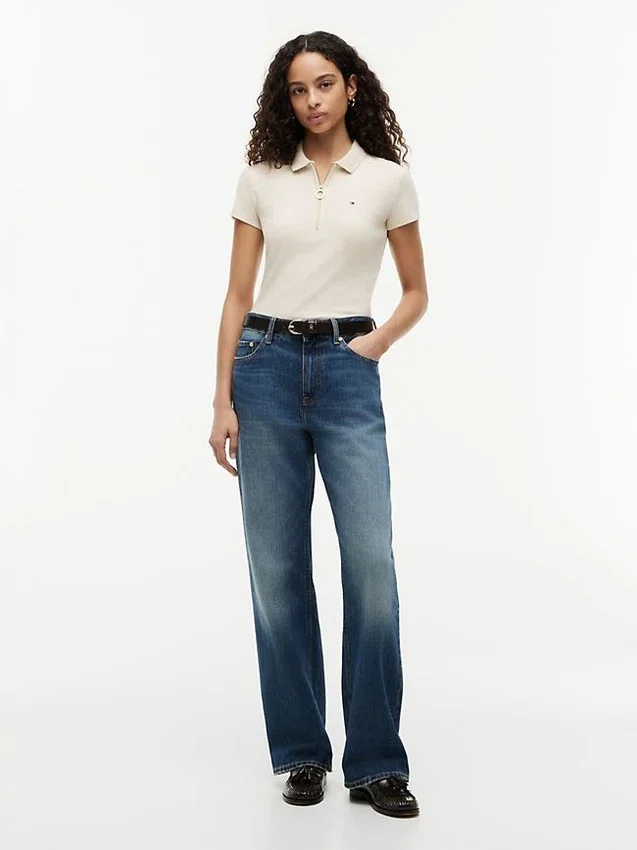 Slim Fit Zip Polo Slim Fit Zip Polo
