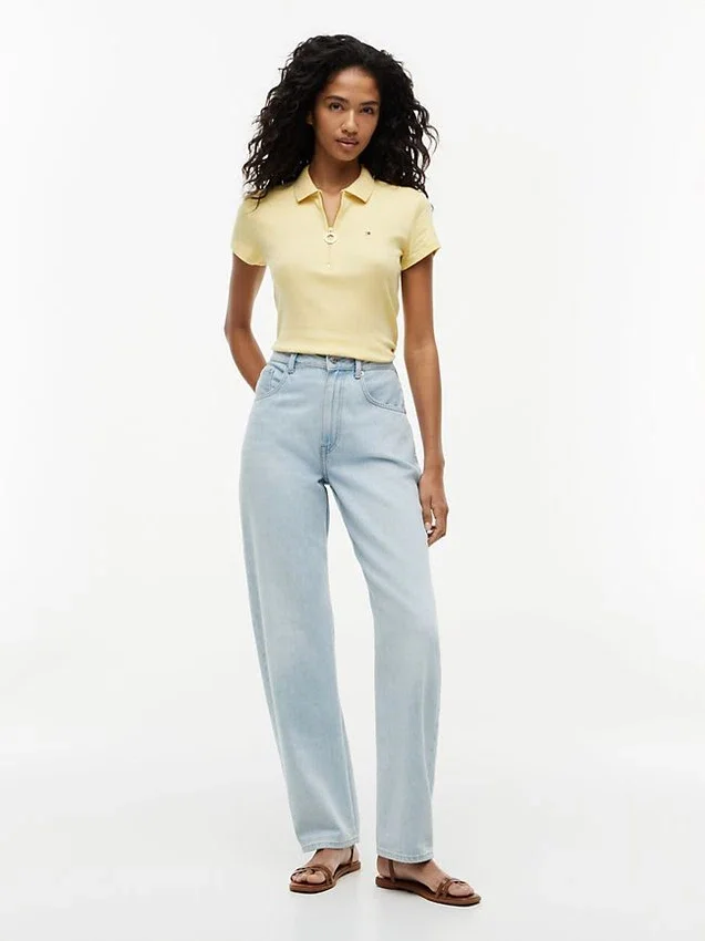 Slim Fit Zip Polo Slim Fit Zip Polo