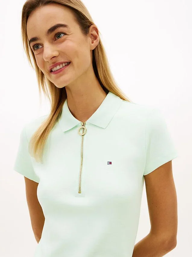 Slim Fit Zip Polo Slim Fit Zip Polo
