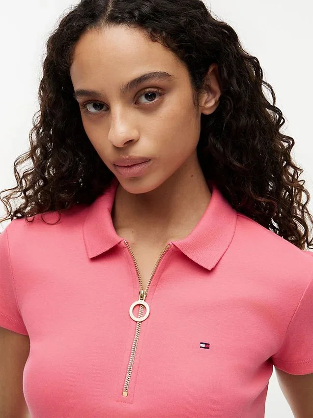 Slim Fit Zip Polo Slim Fit Zip Polo