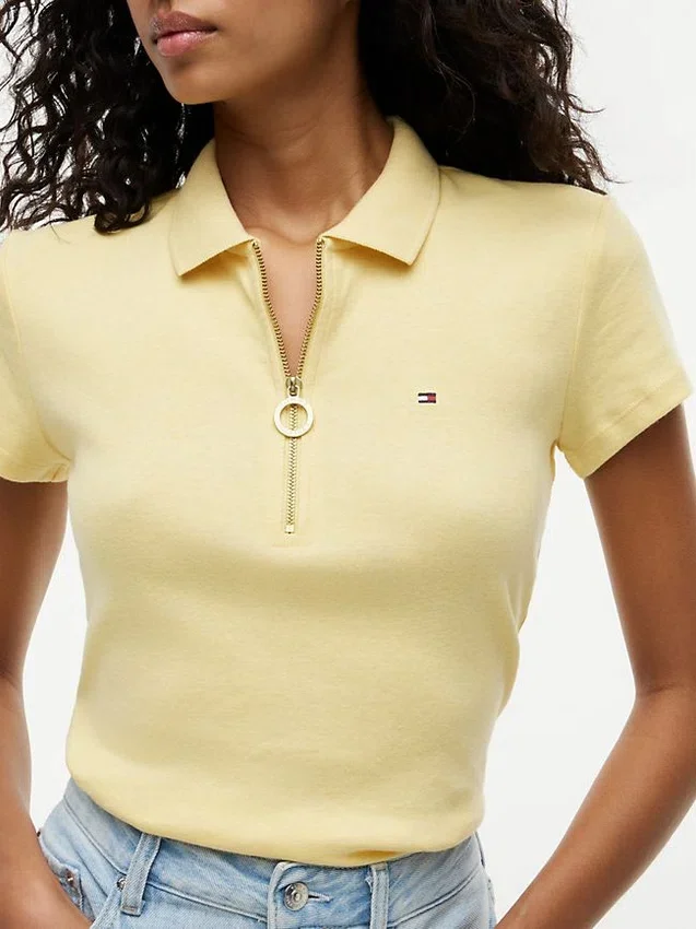 Slim Fit Zip Polo Slim Fit Zip Polo