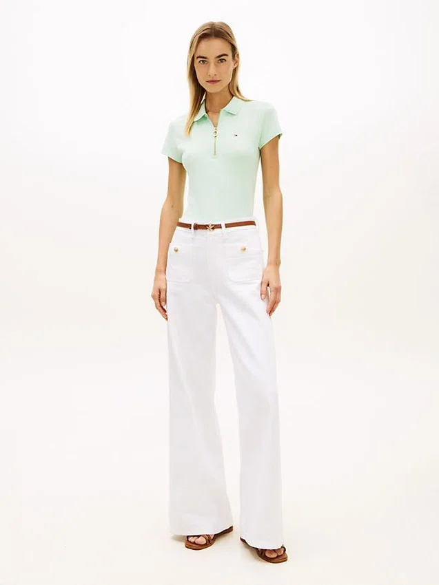 Slim Fit Zip Polo Slim Fit Zip Polo