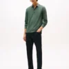 Smooth Cotton Performance Zip Polo