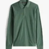Smooth Cotton Performance Zip Polo