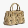 Snake-Embossed Leather Mini Tote Bag Snake-Embossed Leather Mini Tote Bag