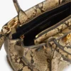 Snake-Embossed Leather Mini Tote Bag Snake-Embossed Leather Mini Tote Bag