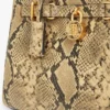 Snake-Embossed Leather Mini Tote Bag Snake-Embossed Leather Mini Tote Bag