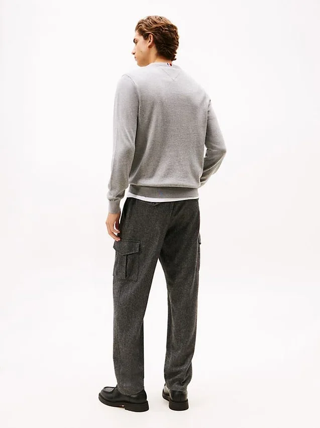 Solid Logo V-Neck Sweater Solid Logo V-Neck Sweater