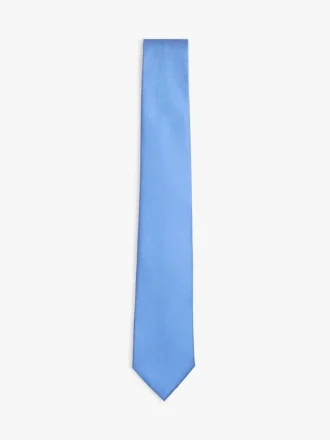 Solid Silk-Blend Tie