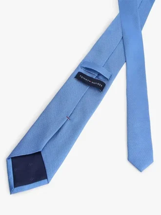 Solid Silk-Blend Tie