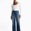 Square-Neck Long-Sleeve Bodysuit