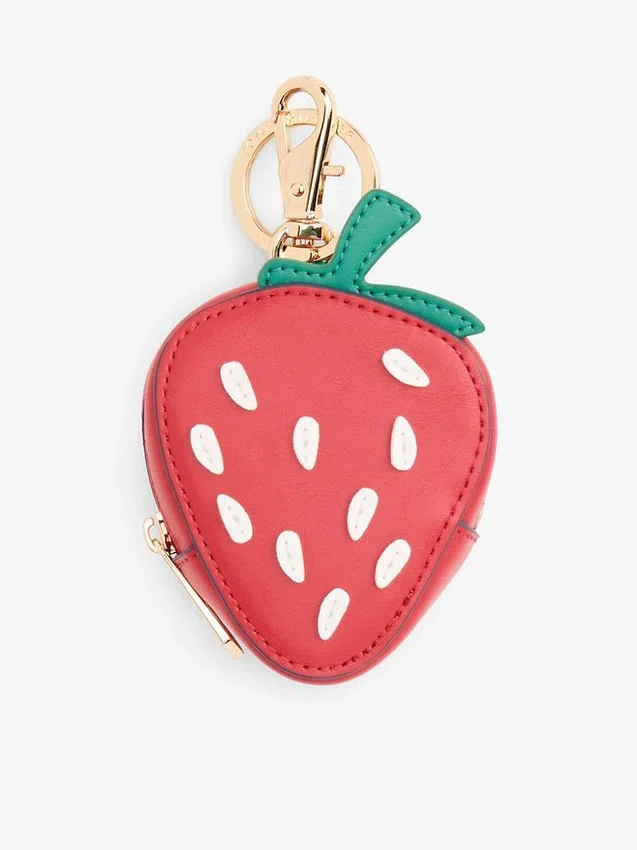 Strawberry Coin Purse Bag Charm Strawberry Coin Purse Bag Charm