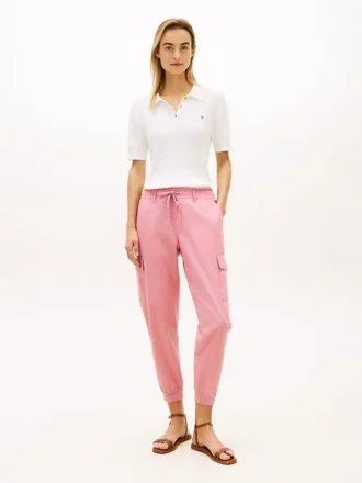 Stretch-Cotton Cargo Jogger