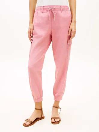 Stretch-Cotton Cargo Jogger