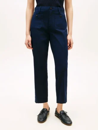 Stretch-Cotton Pocket Pant