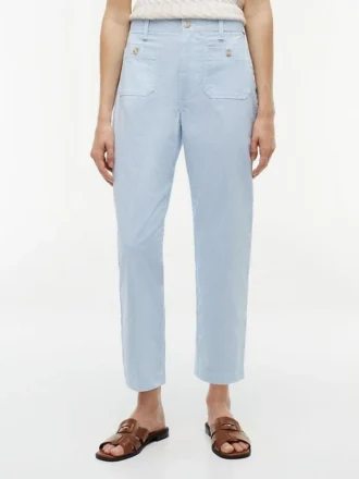 Stretch-Cotton Pocket Pant
