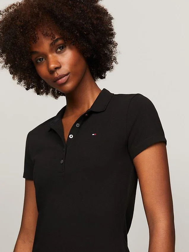 Stretch Cotton Slim Fit Polo Dress Stretch Cotton Slim Fit Polo Dress