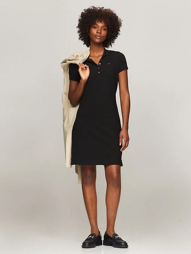 Stretch Cotton Slim Fit Polo Dress Stretch Cotton Slim Fit Polo Dress