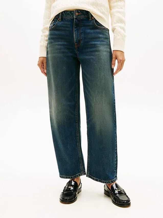 Stretch High-Rise Barrel Jean Stretch High-Rise Barrel Jean