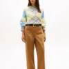 Stretch Wide Leg Utility Pant