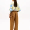 Stretch Wide Leg Utility Pant