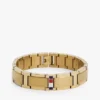 Stripe Accent Flat-Link Bracelet Stripe Accent Flat-Link Bracelet